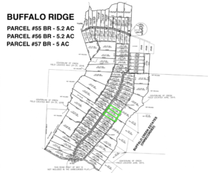 Lot 55, 56 & 57 BR Plat Map